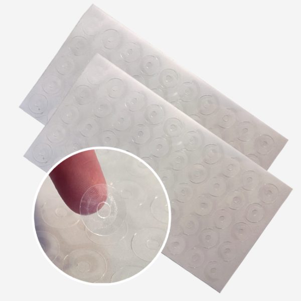 Clear Self-Adhesive Hole Strengtheners 7 mil Polyester Plastic